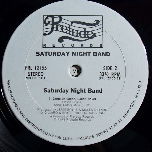 Saturday Night Band : Come On Dance, Dance (LP, Album, Promo)