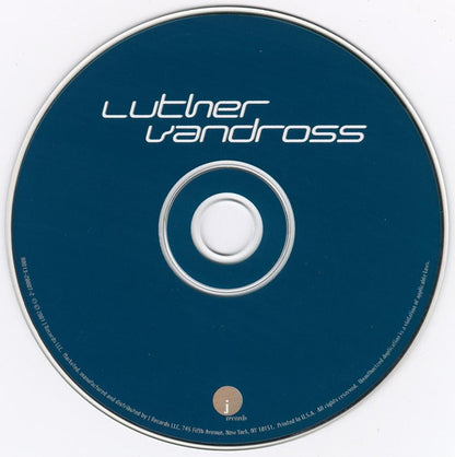 Luther Vandross : Luther Vandross (CD, Album, Den)