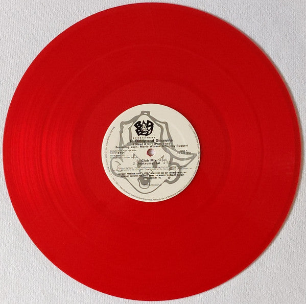 P. Diddy & Ginuwine / P. Diddy & Cheri Dennis : I Need A Girl (Part Two) / So Complete (Remix) (12", Promo, Red)