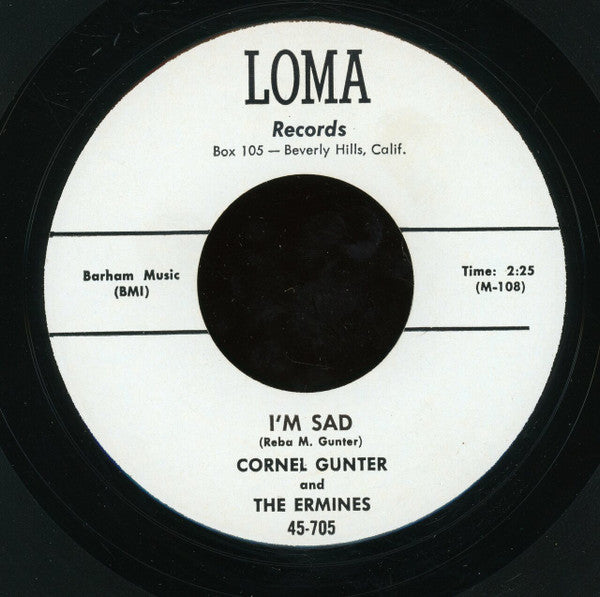 Cornell Gunter And The Ermines : One Thing For Me (7", RE, Unofficial)