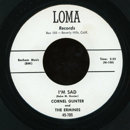 Cornell Gunter And The Ermines : One Thing For Me (7", RE, Unofficial)