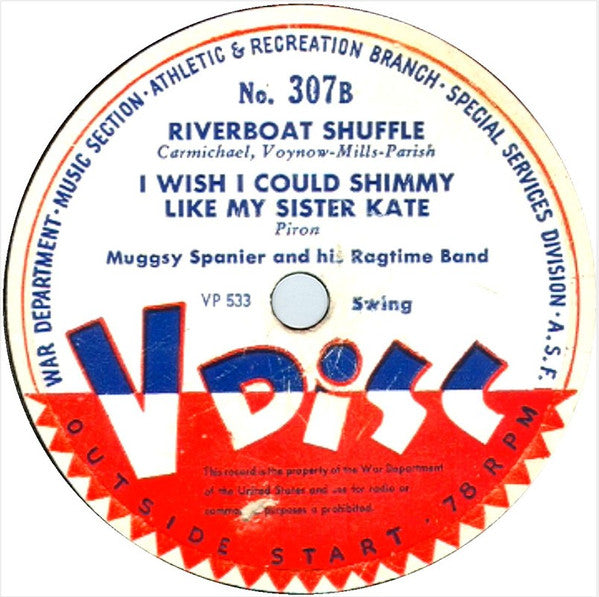 Charlie Barnet And His Orchestra / Muggsy Spanier's Ragtime Band : Cherokee / Pompton Turnpike / Riverboat Shuffle / I Wish I Could Shimmy Like My Sister Kate (12")