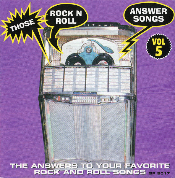 Various : Those Rock 'n' Roll Answer Songs - Volume 5  (CD, Comp)