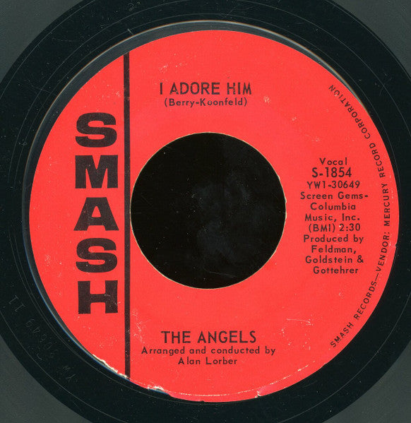 The Angels (3) : I Adore Him (7", Styrene, Ric)