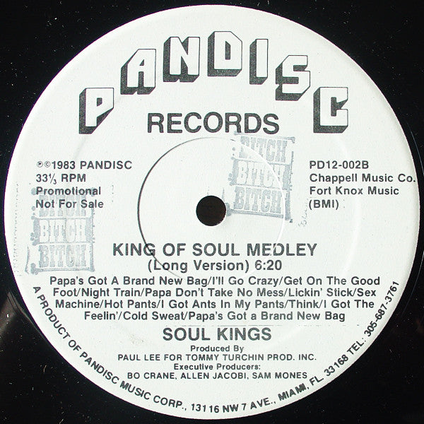 Soul Kings : King Of Soul Medley (12", Promo)