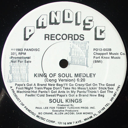 Soul Kings : King Of Soul Medley (12", Promo)