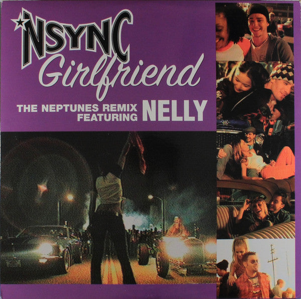 *NSYNC Feat. Nelly : Girlfriend (The Neptunes Remix) (12", Promo)