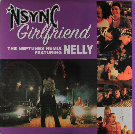*NSYNC Feat. Nelly : Girlfriend (The Neptunes Remix) (12", Promo)