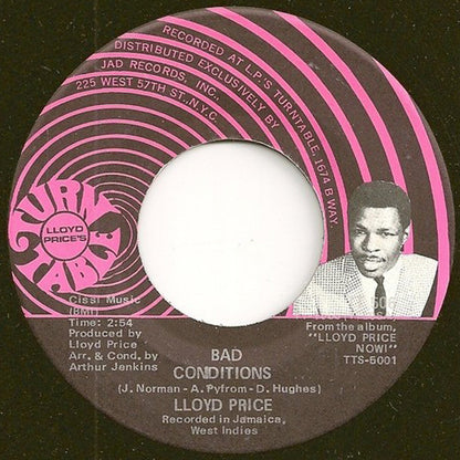 Lloyd Price : Bad Conditions / The Truth (7", Single)