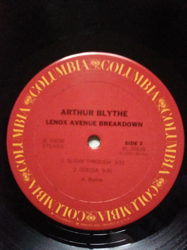 Arthur Blythe : Lenox Avenue Breakdown (LP, Album, San)