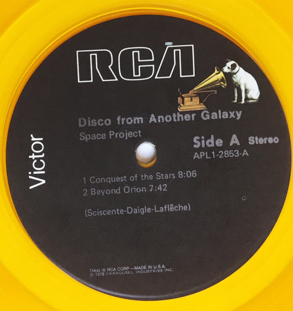 Space Project : Disco From Another Galaxy (LP, Album, Ltd, Num, Gol)