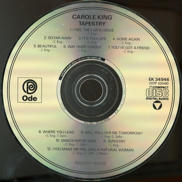 Carole King : Tapestry (CD, Album, RE)