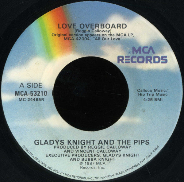 Gladys Knight And The Pips : Love Overboard (7")