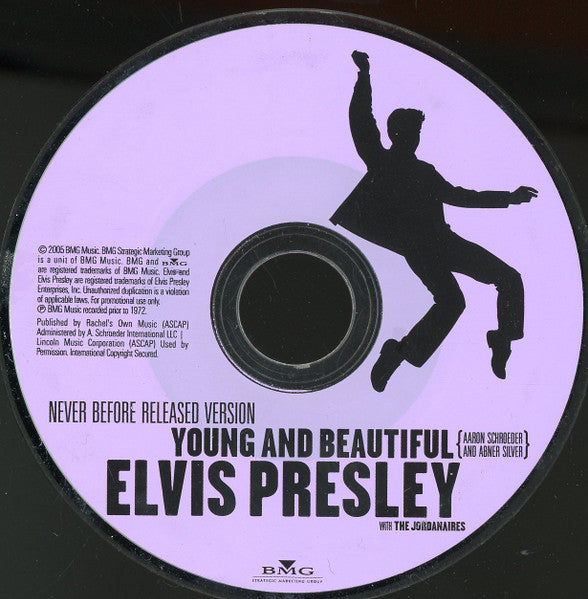 Elvis Presley With The Jordanaires : Young And Beautiful (CD, Mini, Ltd, Promo)