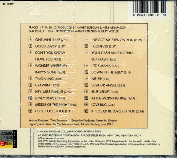 The Clovers : Down In The Alley: The Best Of The Clovers (CD, Comp, Club, Col)