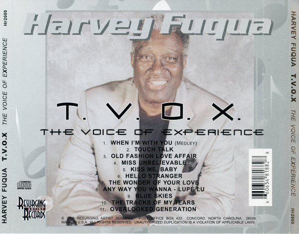 Harvey Fuqua : T.V.O.X. The Voice Of Experience (CD, Album)