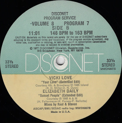 Various : Volume 8 Program 7 (2x12", P/Mixed)