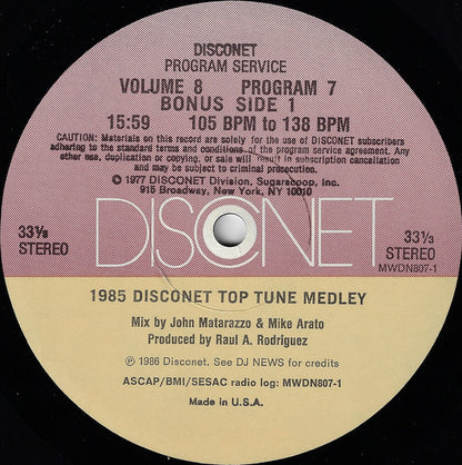 Various : Volume 8 Program 7 (2x12", P/Mixed)