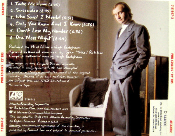 Phil Collins : 12"ers (CD, Comp, Club)