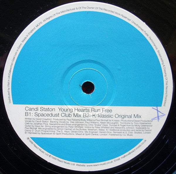 Candi Staton : Young Hearts Run Free (12")