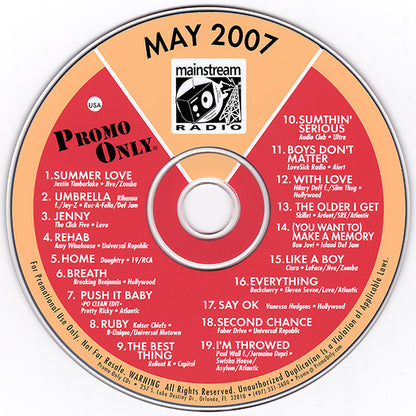 Various : Promo Only Mainstream Radio: May 07 (CD, Comp, Promo)