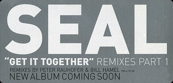 Seal : Get It Together (Remixes Part 1) (12", Promo)