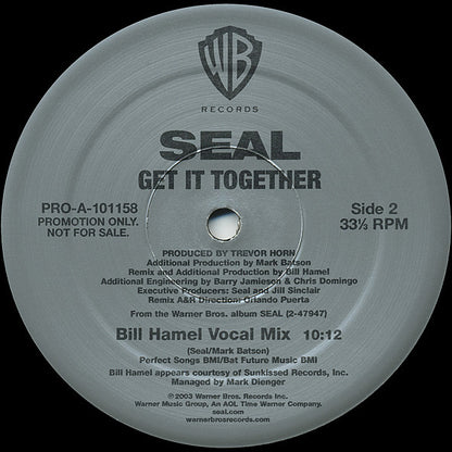 Seal : Get It Together (Remixes Part 1) (12", Promo)