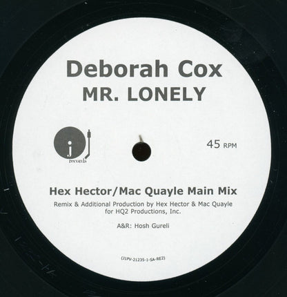 Deborah Cox : Mr. Lonely (2x12")