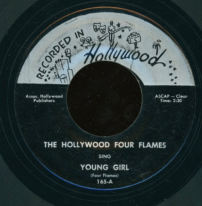 The Hollywood Flames : Young Girl / The Glory Of Love (7", Unofficial)