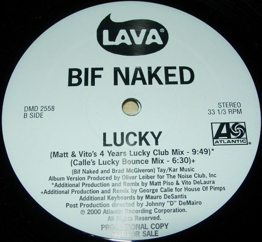 Bif Naked : Lucky (2x12", Promo)