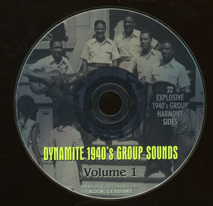 Various : Dynamite 1940's Group Sounds Vol. 1 : 22 Explosive 1940's Group Harmony Tracks (CD, Comp)