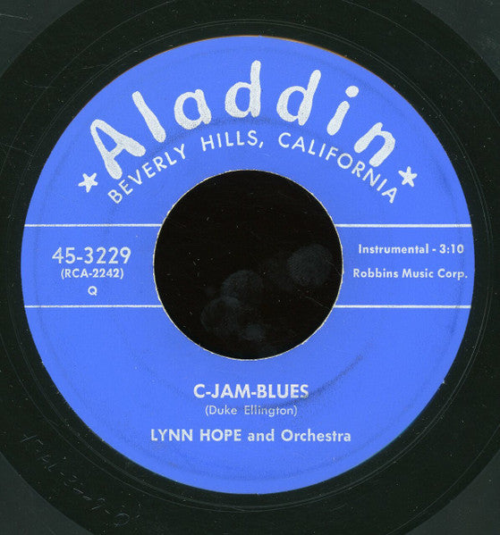 Lynn Hope & Orchestra : Brazil / C-Jam Blues (7")