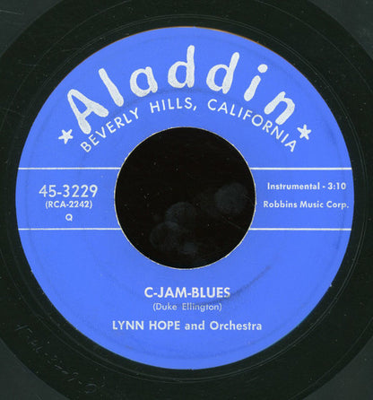 Lynn Hope & Orchestra : Brazil / C-Jam Blues (7")