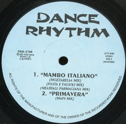 Various : Dance Rhythm (12", Comp, Unofficial)