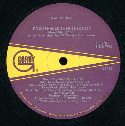 Val Young : If You Should Ever Be Lonely (12")
