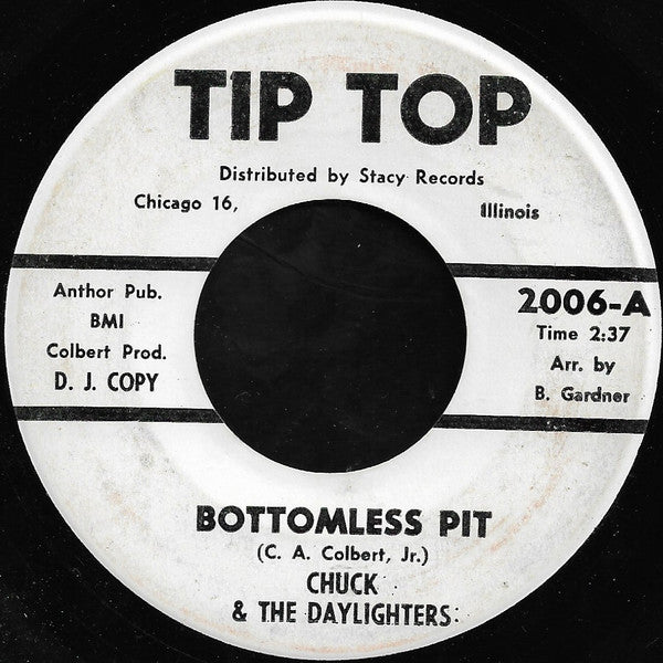 The Daylighters : Bottomless Pit / I Can't Stop Crying (7", Promo)