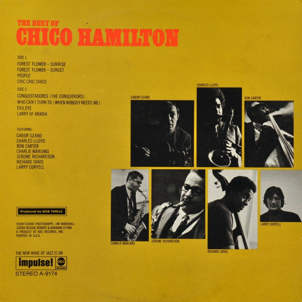 Chico Hamilton : The Best Of Chico Hamilton (LP, Comp, Gat)