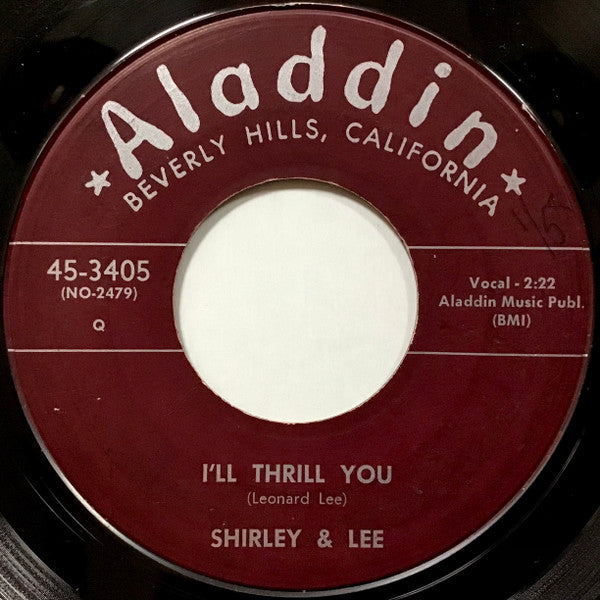 Shirley And Lee : I'll Thrill You / Love No One But You (7", Single, Styrene)