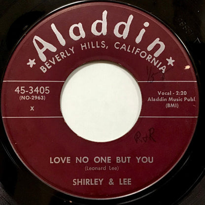 Shirley And Lee : I'll Thrill You / Love No One But You (7", Single, Styrene)