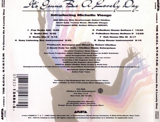 The S.O.U.L. S.Y.S.T.E.M. Introducing Michelle Visage : It's Gonna Be A Lovely Day (CD, Maxi)