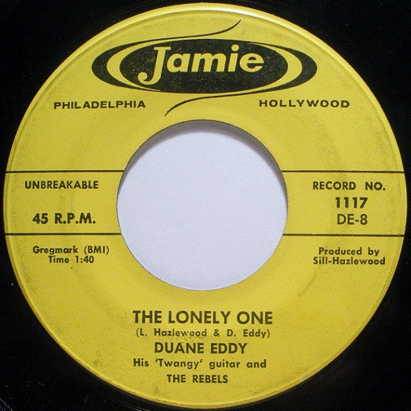 Duane Eddy And The Rebels : The Lonely One / Detour (7", Single)