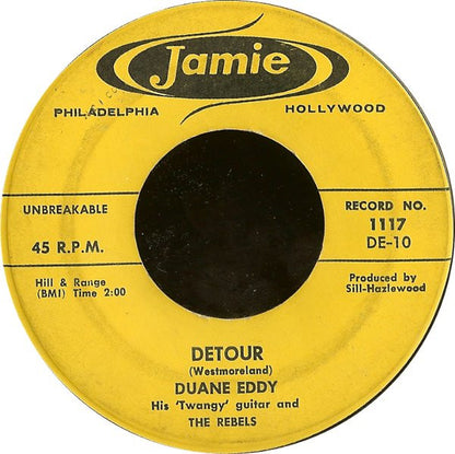 Duane Eddy And The Rebels : The Lonely One / Detour (7", Single)