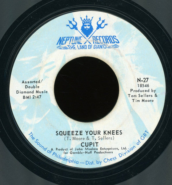 Robert Cupit : Trainman (Akiwawa) / Squeeze Your Knees (7", Promo, Styrene)