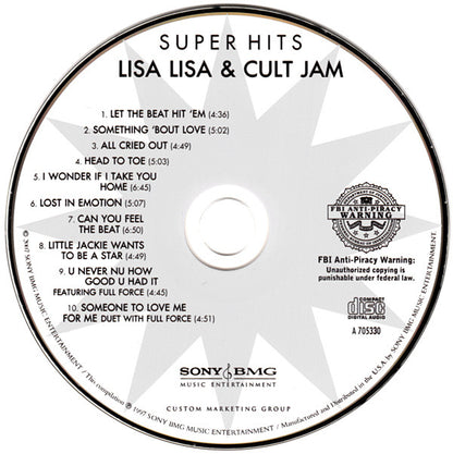 Lisa Lisa & Cult Jam : Super Hits (CD, Comp, RE)