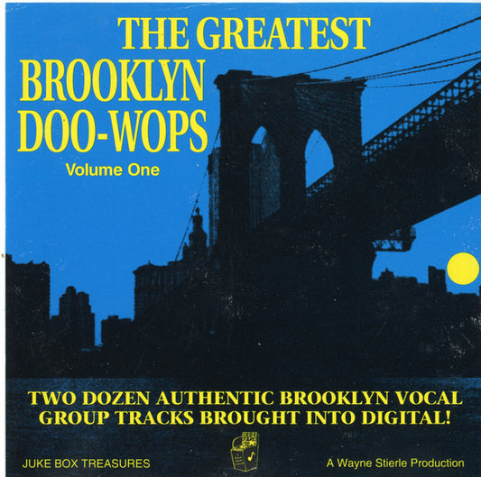 Various : The Greatest Brooklyn Doo-Wops Volume One (CD, Comp)