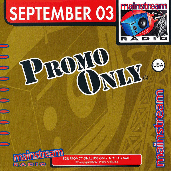 Various : Promo Only Mainstream Radio: September 03 (CD, Comp, Promo)