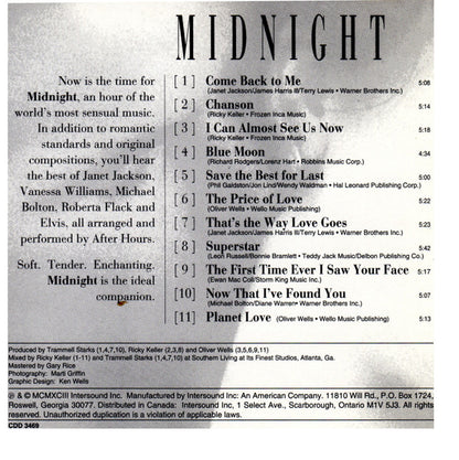 After Hours (14) : Midnight (Featuring After Hours) (CD, Album)