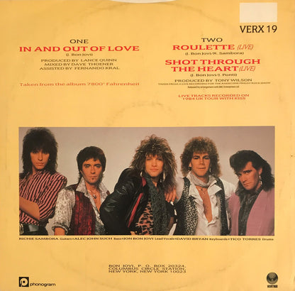 Bon Jovi : In And Out Of Love (12")