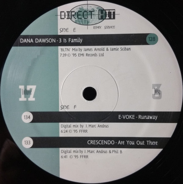 Various : Direct Hit Volume 17 (3x12", Comp, Promo)