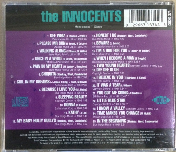 The Innocents (2) : The Complete Indigo Recordings (CD, Comp)